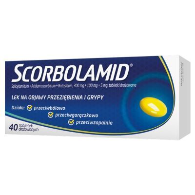 Scorbolamid, tabletki drażowane, 40 szt.