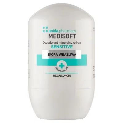 Anida Medisoft Sensitive, dezodorant mineralny, roll-on, 50 ml