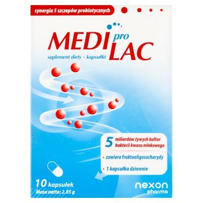 MediproLac, kapsułki, 10 szt. main product photo