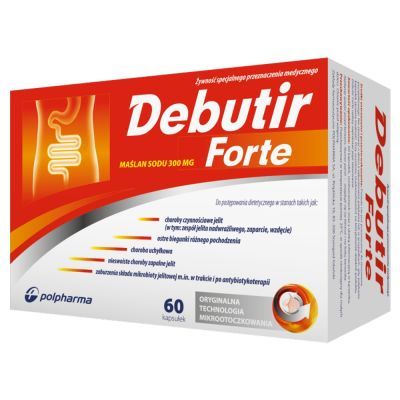 Debutir Forte, kapsułki twarde, 60 szt.