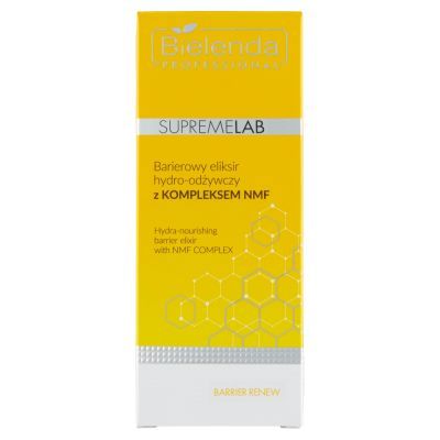 Bielenda Professional SupremeLab, Barierowy eliksir hydro-odżywczy z kompleksem NMF, 50 ml