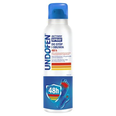 Undofen Spray 48h, aktywny dezodorant do st&oacute;p i obuwia, 150 ml