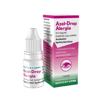 Azel-Drop Alergia, 0,5 mg/ml, krople do oczu, 6 ml, butelka