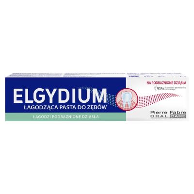 Elgydium, pasta do zęb&oacute;w na podrażnione dziąsła, 75 ml