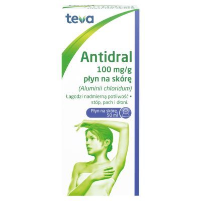 Antidral, płyn na sk&oacute;rę, (100 mg / g), 50 ml