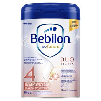 Bebilon PROfutura DUOBIOTIK 4, formuła na bazie mleka po 2. roku życia, proszek, 800 g