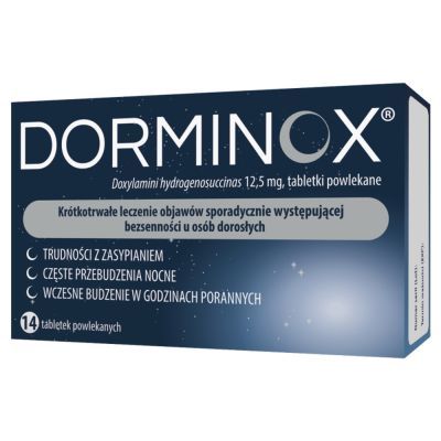 Dorminox, 12,5 mg, tabl.powl., 14 szt
