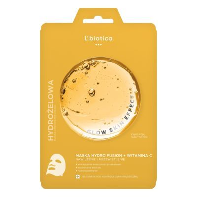 L'Biotica PGA Hydro Fusion+Witamina C, hydrożelowa maska do twarzy, 1 szt. main product photo