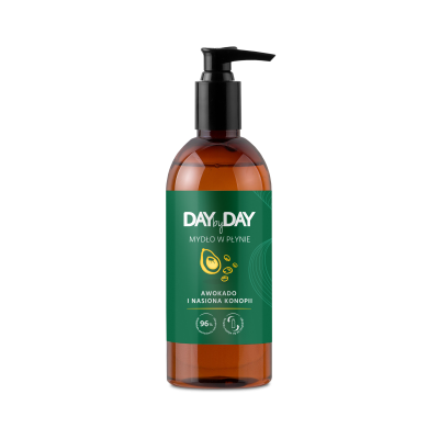 DAYbyDAY Mydło w płynie, awokado i nasiona konopi, 400 ml