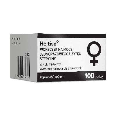 Heltiso Woreczek na mocz jednorazowego użytku sterylny dla dziewczynki,1 sztuka