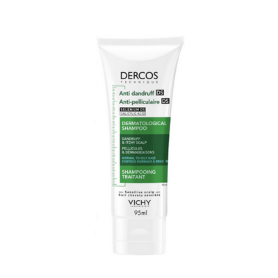 Vichy Dercos, szampon przeciwłupieżowy DS, włosy normalne i przetłuszczające się, 95 ml