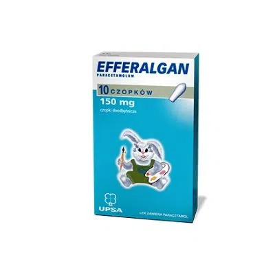 Efferalgan, 150 mg, czopki doodbytnicze, 10 szt.