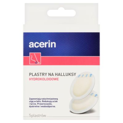 Acerin, plastry na halluksy, 5 szt.