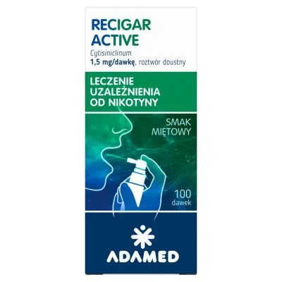 Recigar Active, 1,5 mg/dawkę, roztw.doust.,100 dawek (1poj.)
