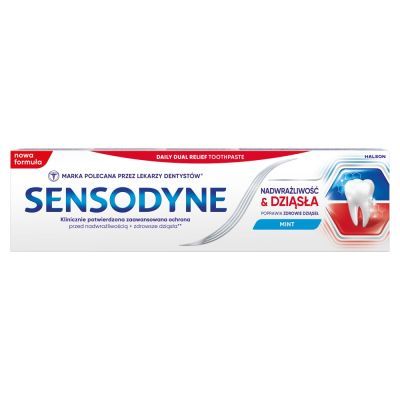 Sensodyne Nadwrażl.& Dziąsła,pasta d/zęb&oacute;w,Mint, 75 ml
