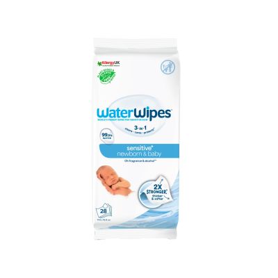 WaterWipes, chusteczki nawilżane dla noworodk&oacute;w i niemowląt, 28 szt.
