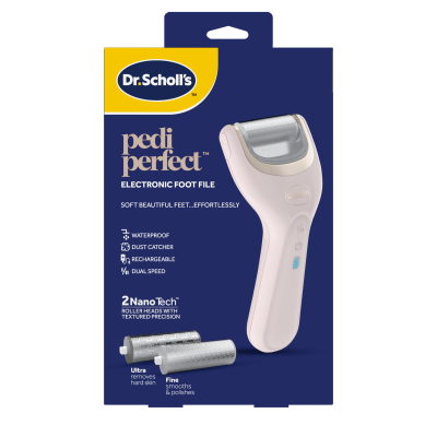 Dr.Scholl's Pedi Perfect NanoTech, pilnik elektryczny, 2 głowice, 1 szt.