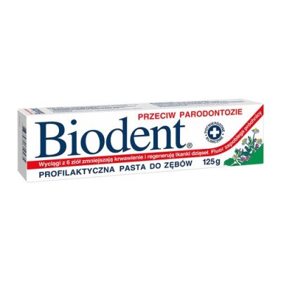 Biodent, pasta do zęb&oacute;w przeciw paradontozie, 75g