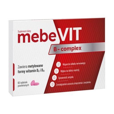 MebeVIT-B complex, tabletki powlekane, 60 szt.