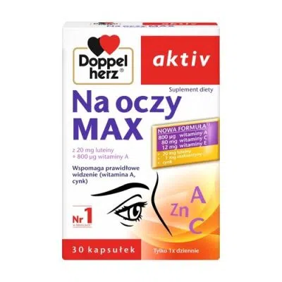 Doppelherz Aktiv Na oczy MAX, kapsułki, 30 szt.