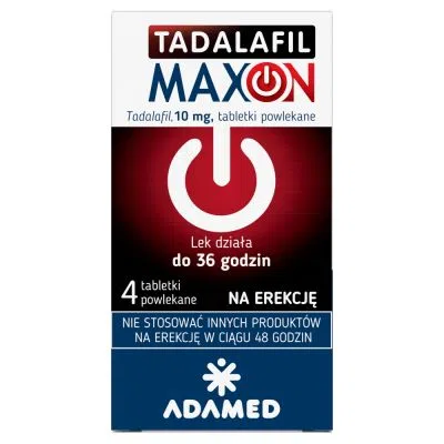 Tadalafil Maxon, 10 mg, tabl.powl., 4 szt
