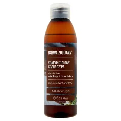 Barwa Ziołowa, szampon Czarna Rzepa do włos&oacute;w osłabionych, 250 ml