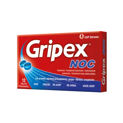Gripex Noc, tabletki powlekane, 12 szt.