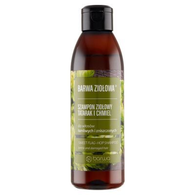 Barwa Ziołowa, szampon tatarakowo-chmielowy do włos&oacute;w łamliwych i zniszczonych, 250 ml