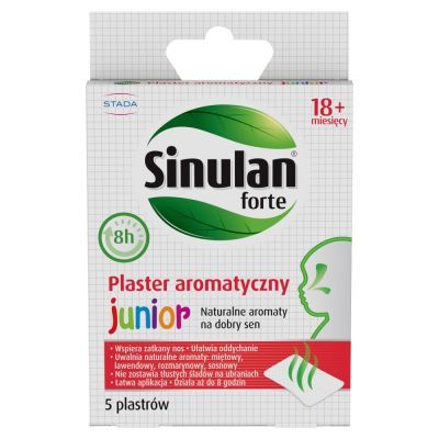 Sinulan Forte, plaster aromatyczny, Junior, 5 szt.