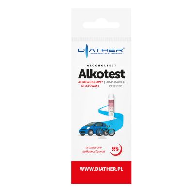 AlkoTest, test jednorazowy, 1 szt.