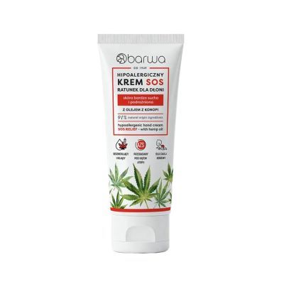Barwa, Hipoalergiczny krem do rąk SOS sk&oacute;ra bardzo sucha, 75 ml