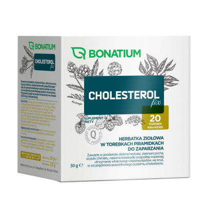 Bonatium Cholesterol fix, herbatka ziołowa, 20 szt.