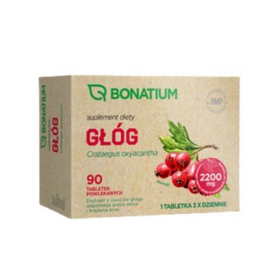 Bonatium Głóg tabletki powlekane, 90 szt.
