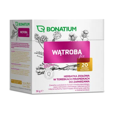 Bonatium Wątroba fix, herbatka ziołowa, 20 szt.