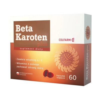 Beta Karoten Plus, kapsułki, 60 szt.