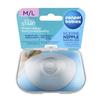 Canpol Easy Start, oslonki piersi,silik.r.M/L,18/603, 2 szt