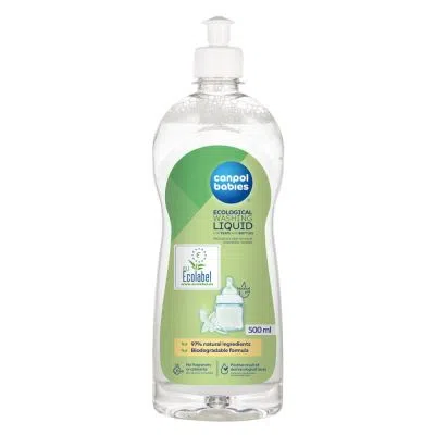Canpol babies Ekologiczny płyn do mycia smoczk&oacute;w i butelek 500 ml