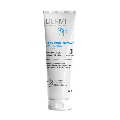 DERMI Atopic Krem emolientowy do twarzy i ciała, 100 ml