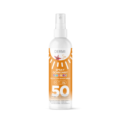 DERMI Sun Spray ochronny dla dzieci SPF 50, 125 ml 