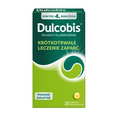 Dulcobis, 5 mg, tabl.dojelit.,(i.rów),MDZ,Holandia, 20 szt