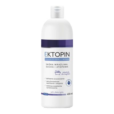 Ektopin, emulsja do kąpieli z ektoiną, 400 ml