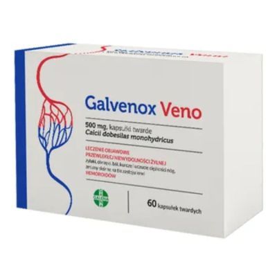 Galvenox Veno, 500 mg, kapsułki twarde, 60 szt.