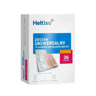 HELTISO, Plastry opatrunkowe Zestaw Uniwersalny  26 szt.