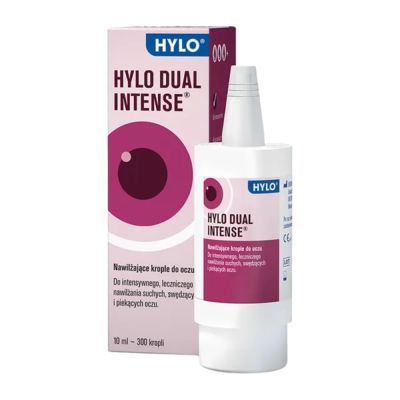 Hylo Dual Intense, krople do oczu nawilżające z ektoiną, 10 ml