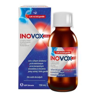 Inovox Ultra, 2,5mg/ml, roztw.do płuk.j.ustn,gardła, 150 ml