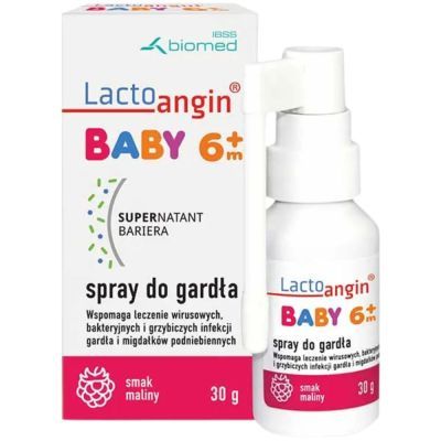 Lactoangin Baby, spray, do gardla, sm.maliny, 30 g