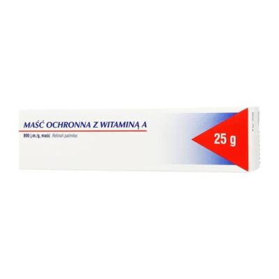 Masc z vit. A, ochronna, 800 j.m./g, (Hasco), 25 g