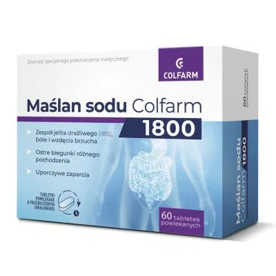 Maślan sodu 1800 Colfarm, tabletki, 60 szt.