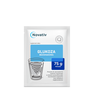 Novativ Glukoza bezsmakowa, proszek, 75 g