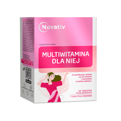 Novativ Multiwitamina dla Niej, tabletki powlekane, 60 sztuk